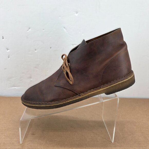 Clarks Originals Desert Boot Chukka Men’s Beeswax Leather Crepe Sole 10M - Picture 12 of 16